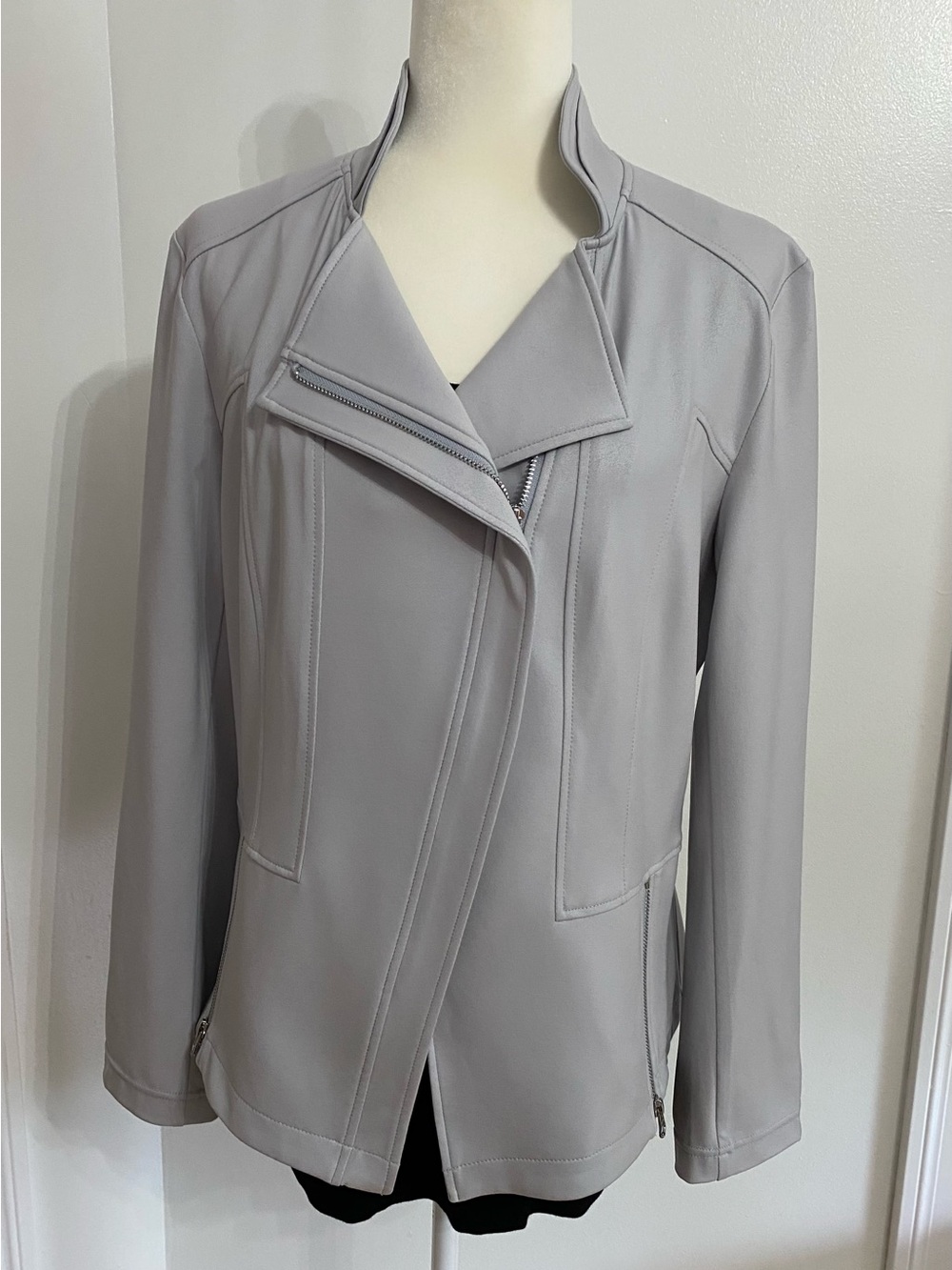 Clara Sun Woo Liquid Leather Signature Jacket Size XL